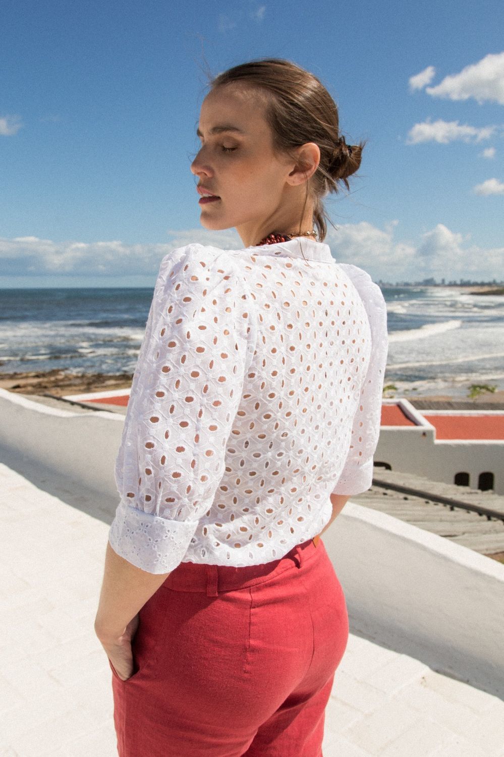 CAMISA CANNES BRODERIE